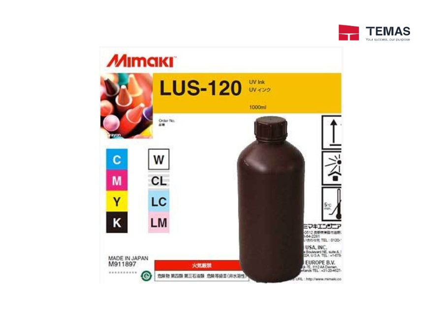LUS-120 UV CURABLE INK YELLOW